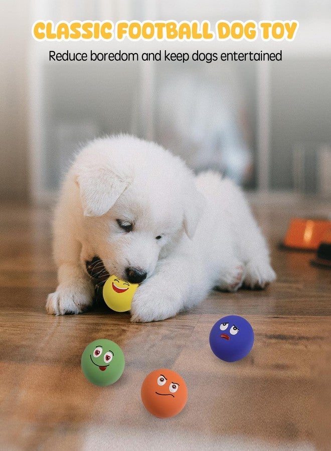 SCHITEC Squeaky Latex Rubber Dog Toys for Puppies & Small Dogs - Interactive Fetch Balls with Squeaker, Fun Puppy Play Toys 1PCS - Image 3