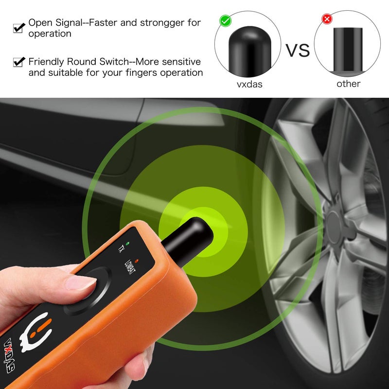 VXDAS أداة إعادة تعلم TPMS VXDAS GL50448 متوافقة مع GM شيفروليه أداة إعادة تعيين وتنشيط مستشعر ضغط الإطارات OECT5 لمركبات GMBuickChevroletCadillacNissanSeries إصدار 2024 - Image 4