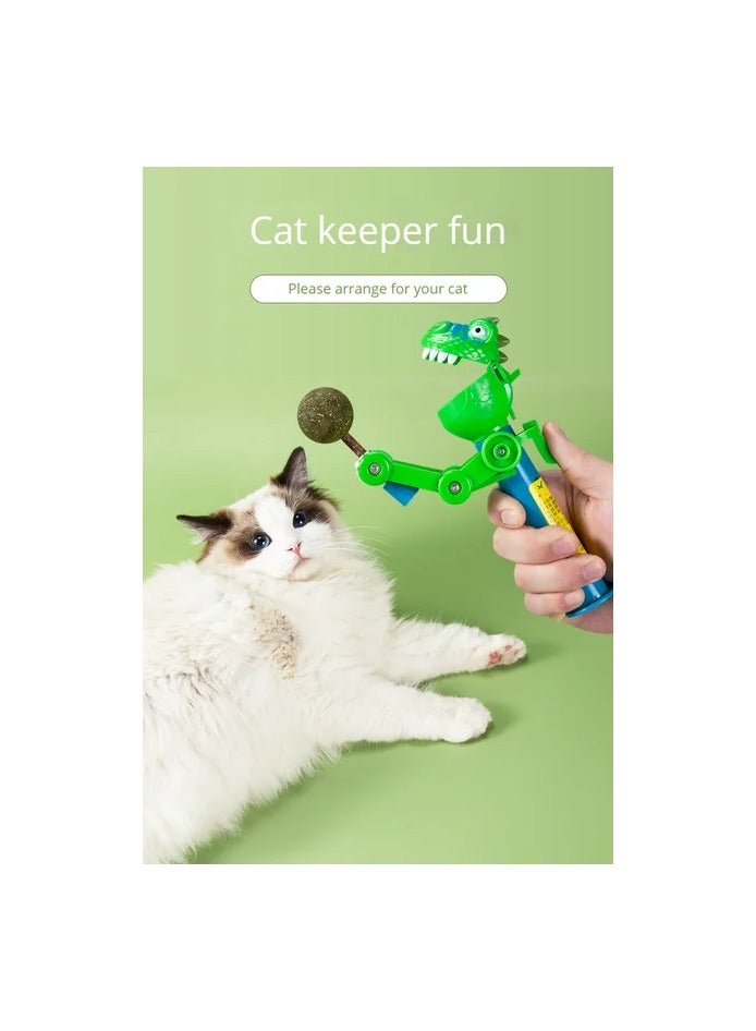 A.M Dinosaur Lollipop Toy,Pop Ups Lollipop Box Dinosaur Lollipop Case Toy, Fun Dinosaur Shaped Lollipop Robot Holder (Free Cat Mint Catnip) - Image 3