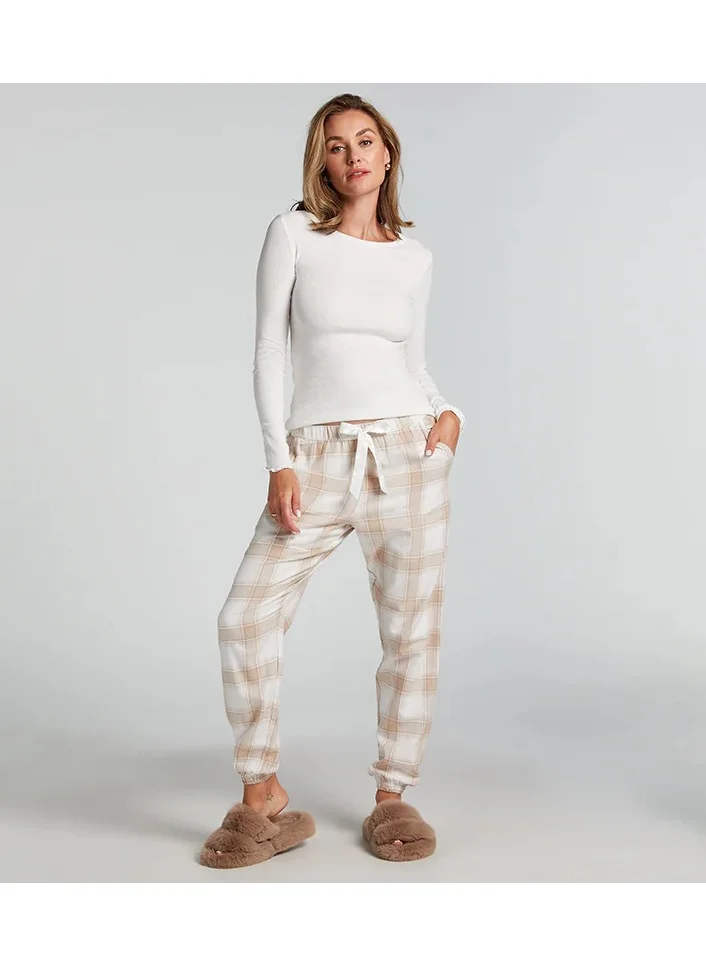 هانك مولر Flannel Check Cuff Pyjama Set