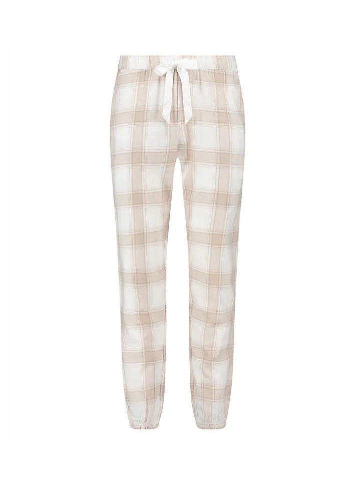 hunkemoller Flannel Check Cuff Pyjama Set  - Image 5
