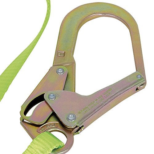 Peakworks Resistant Lanyard with Webbing, Snap and Form Hooks, 4 Ft. L, Green - Image 3