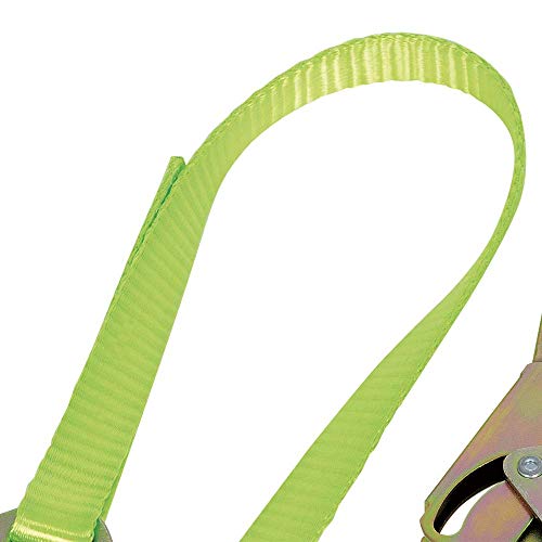 Peakworks Resistant Lanyard with Webbing, Snap and Form Hooks, 4 Ft. L, Green - Image 4
