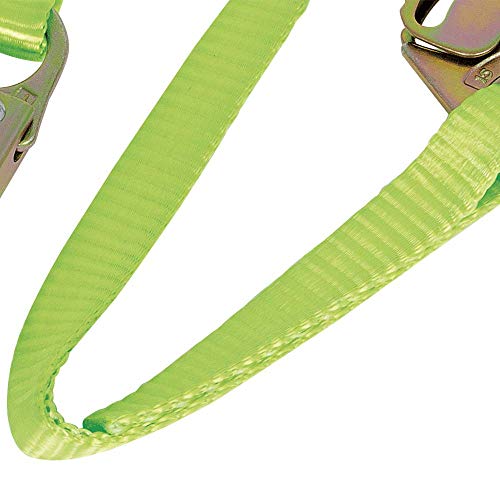 Peakworks Resistant Lanyard with Webbing, Snap and Form Hooks, 4 Ft. L, Green - Image 5