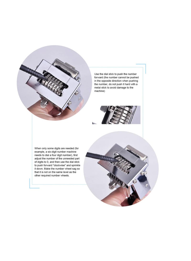KWTrio 6-Digit Automatic Numbering Machine With Ink - Image 2