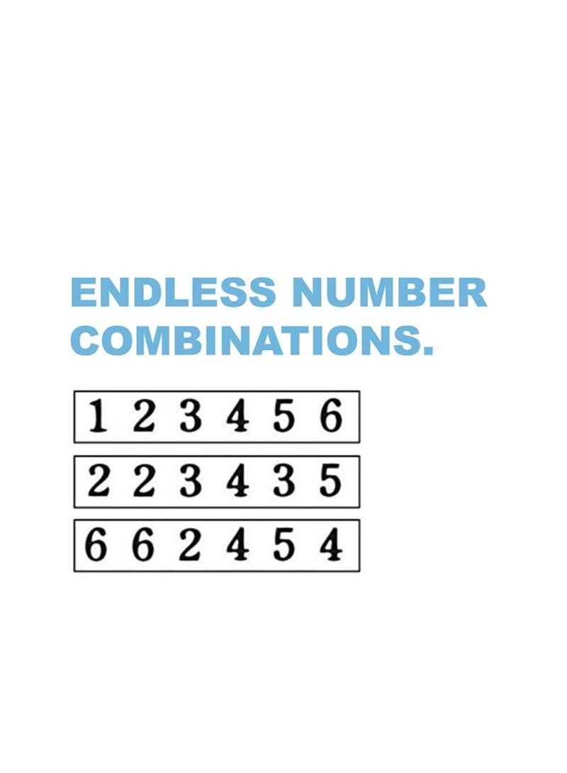 KWTrio 6-Digit Automatic Numbering Machine With Ink - Image 4