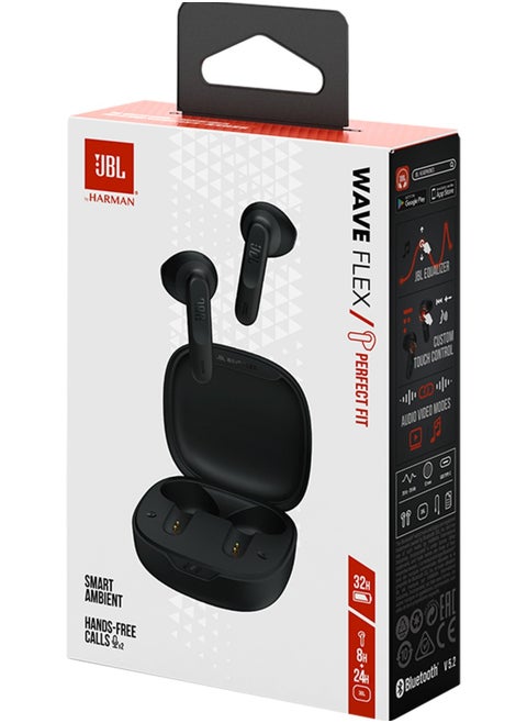 Wave Flex True Wireless Earbuds Black