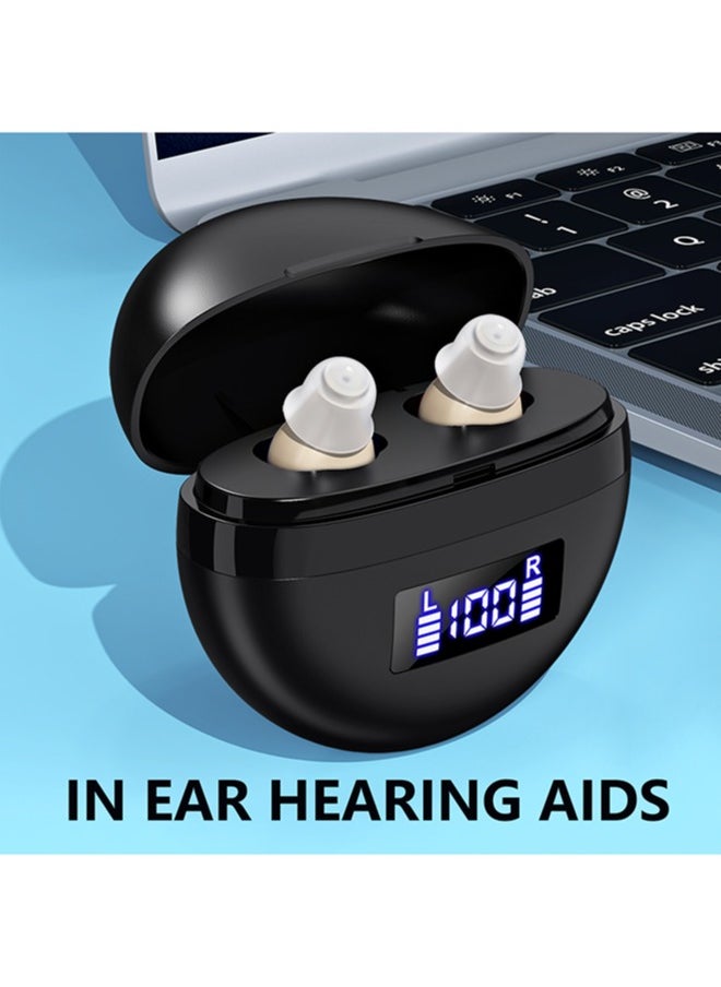 chiteng Hearing Aids Rechargeable for Seniors with Noise Cancelling, Hearing Aid Device Amplifier Low Whistling  - Image 2