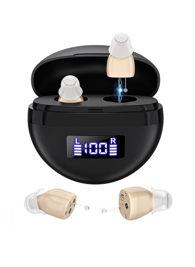 chiteng Hearing Aids Rechargeable for Seniors with Noise Cancelling, Hearing Aid Device Amplifier Low Whistling  - Image 1