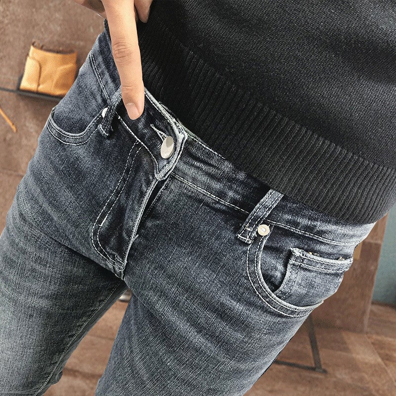 Unisex Casual Daily Denim Jeans - Image 4