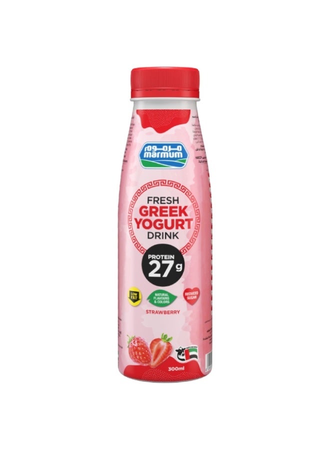 Greek Drinking Yoghurt, Strawberry - 300ml, UAE