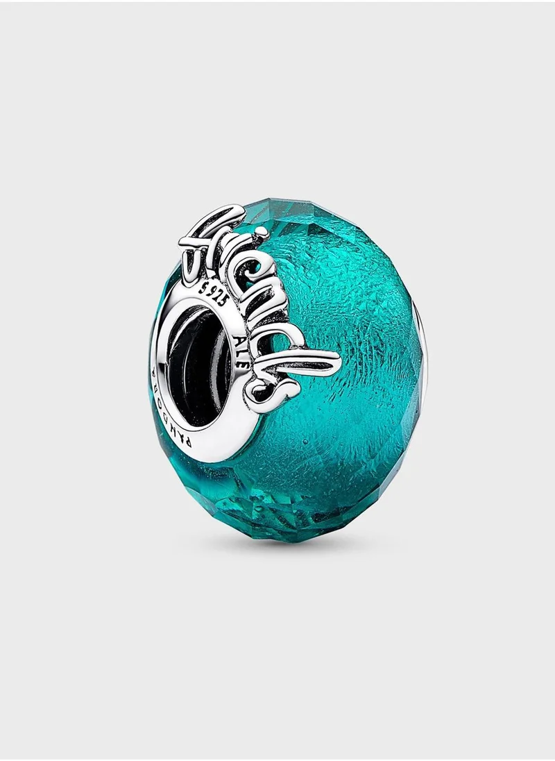 PANDORA Faceted Murano Glass Friendship Charm