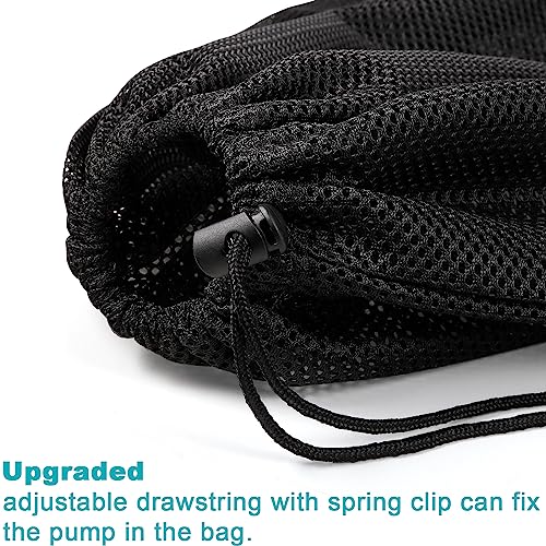 Hecaty Large Pump Barrier, Pond Pump Filter, Black Media Nylon Mesh Bag for Pond Swimming Pool Filters (Black) (13" x 13") - Image 4