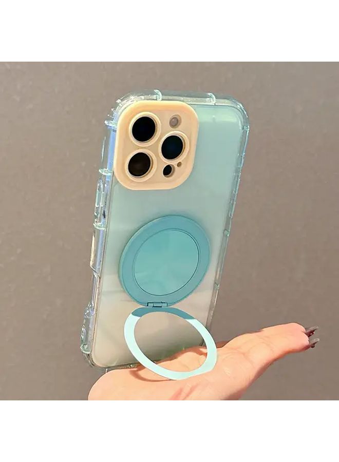 حامل حافظة الهاتف المقاوم للصدمات مع قاعدة دوارة بلون الحلوى متوافق مع iPhone 13 Pro - Image 4