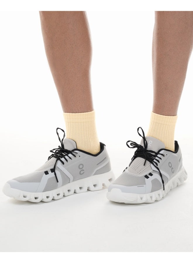Elementa Mid-Length Comfort Socks 1 Pair with Arch Support and Peppermint Oil Technology – Soft Breathable Everyday Socks - Creamy Beige - Image 3