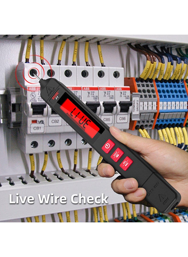 Z1 Multimeter LCD Digital Tester Smart Pen Type Voltage Detector 2000 Counts DC/AC Voltage Frequency Resistance NCV Continuity Live Wire Neutral