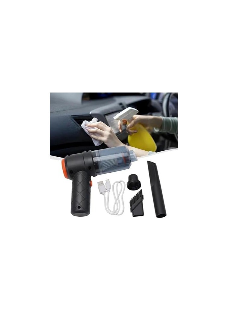 Car Vacuum Cleaner, Cordless, Mini Portable Handheld Vacuum Air Duster, 9000PA/120W Suction, Air Blowing & Dust Suction 2 In 1, For Car/Home/Office/Pet, USB Rechargeable (Mini)  - Image 3