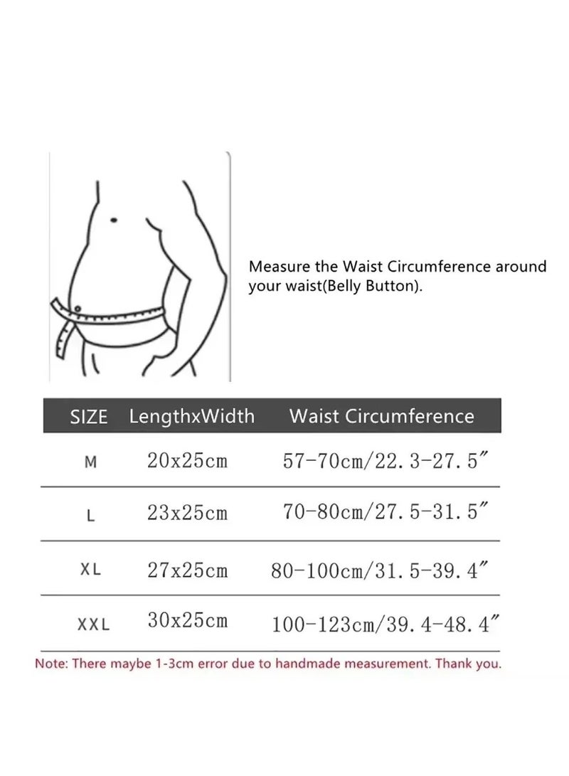 Generic Hot Mugwort Therapy Waist Support Belt Self-Heating Waist Support Belt Lower Back Support Thin Soft Kidney Fixation Belt  - Image 2