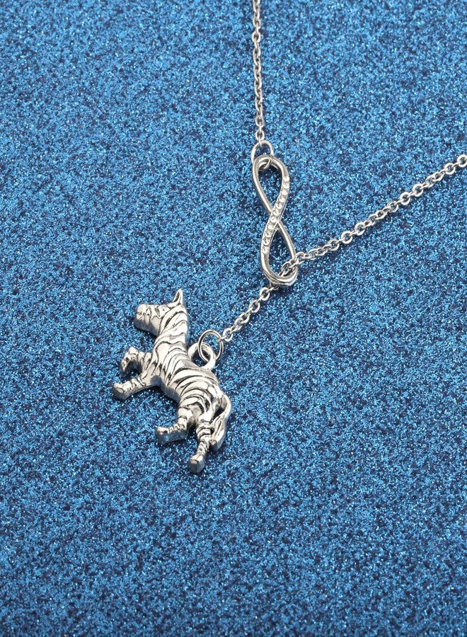 WUSUANED Zebra Lariat Necklace Always Remember You Are Unique Inspirational Quote Gifts Animal Lover Gifts for Zebra Lover - Image 5