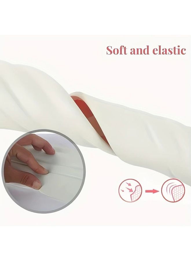 White Self Adhesive Waterproof Wall Border Sticker 1 Roll 78.74 Inch For DIY TV Background Wall Decor - Image 5