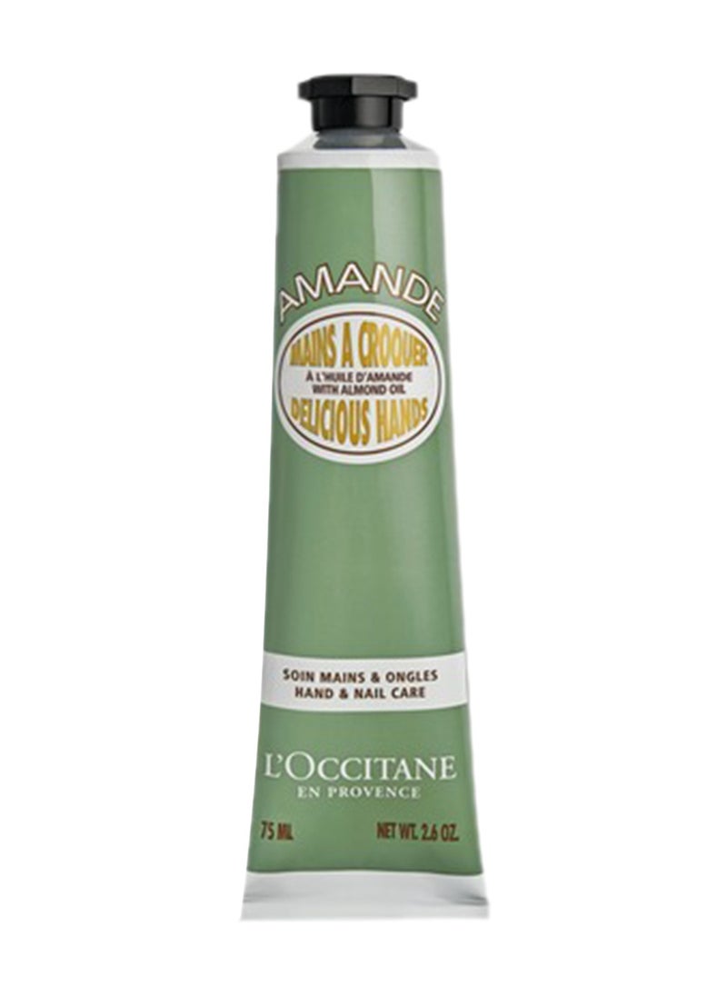 L'OCCITANE - Almond Delicious Hand & Nail Cream 75 ml - Image 1