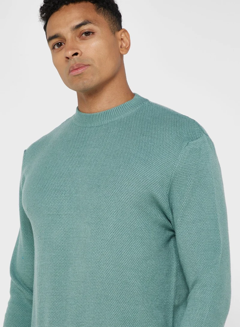 Robert Wood Crew Neck Sweater