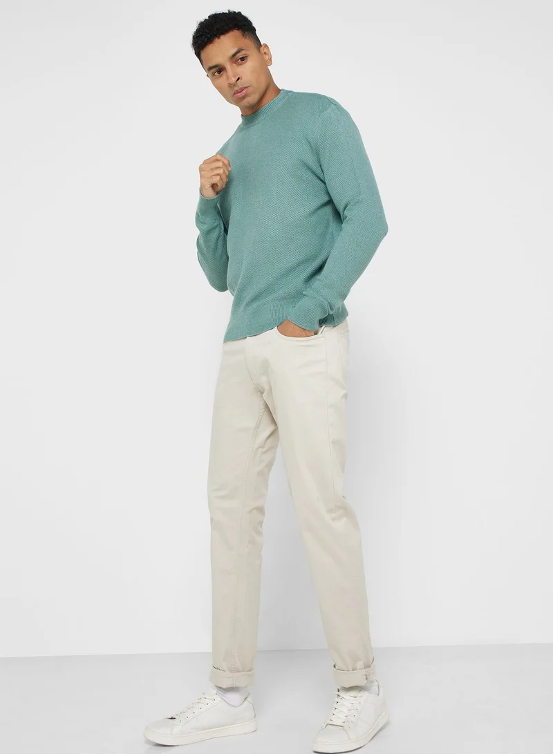 Robert Wood Crew Neck Sweater