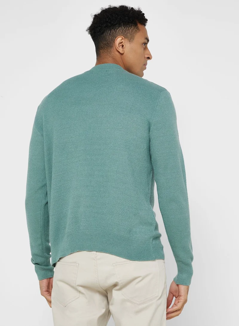 Robert Wood Crew Neck Sweater