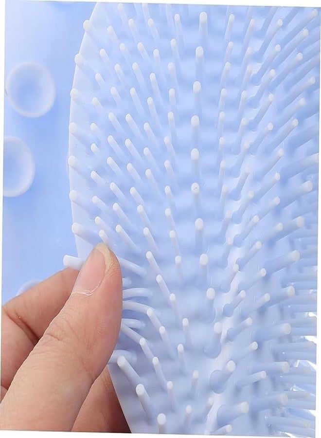 Swejos Premium PVC Silicone Needle Shower Bath Mat Anti Slip Bathtub Bathroom Met with Suction Cup, Drain Hole & Anti Skid Non-Slippery Rubber Floormat for Toilet Kitchen (70 X 40) (Sky Blue) - Image 5