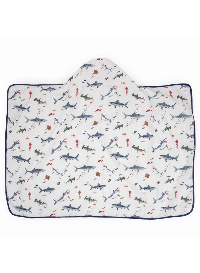 ليتل يونيكورن منشفة بغطاء رأس من القطن والشاش والوبر من ليتل يونيكورن، مقاس أكبر من 1 إلى 6 سنوات - Image 4