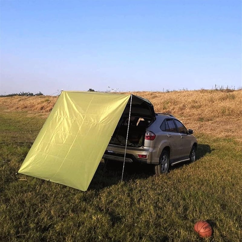 LRFVADW Tent Portable Car Side Canopy Waterproof Tarpaulin Tent Outdoor Camping Awning Roof(3,300x150cm) - Image 5