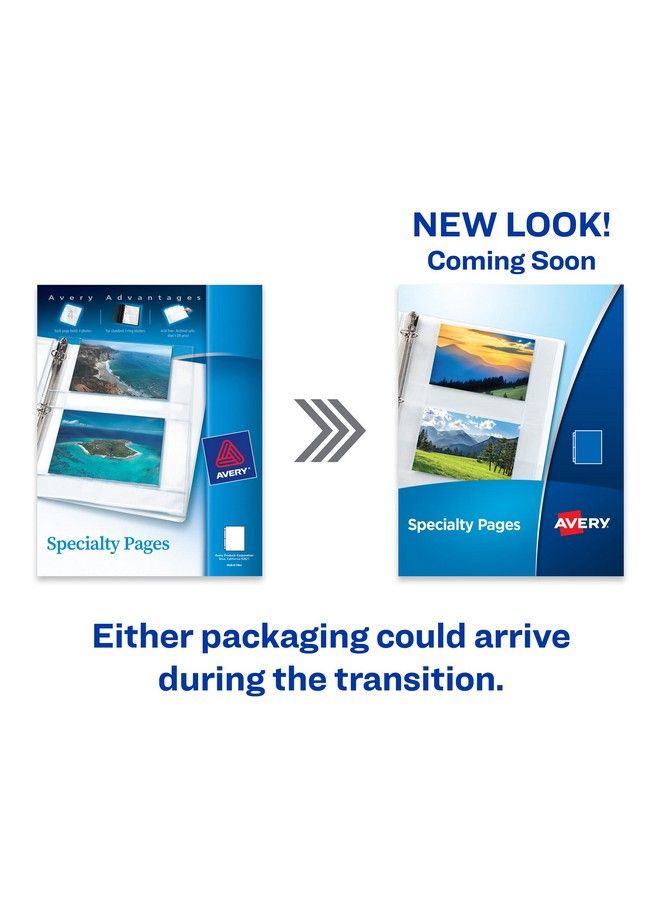 AVERY 9 Pocket Trading Card Pages For 3 Ring Binder Pokemon Cards Pack Of 10 Holds 90 Cards Total (76016) - Image 3