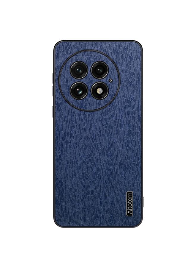 The Bros Case For OnePlus 13 Tree Bark Leather Shockproof Phone Case