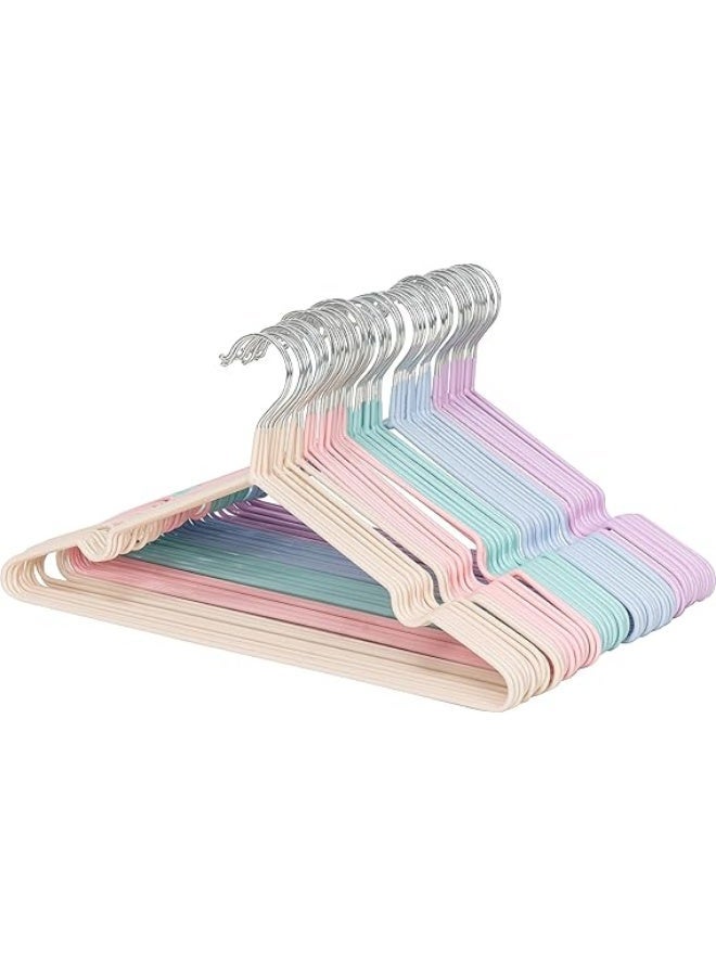 Stainless Steel Coated Hanger, 30 Pieces Multicolor - Image 1
