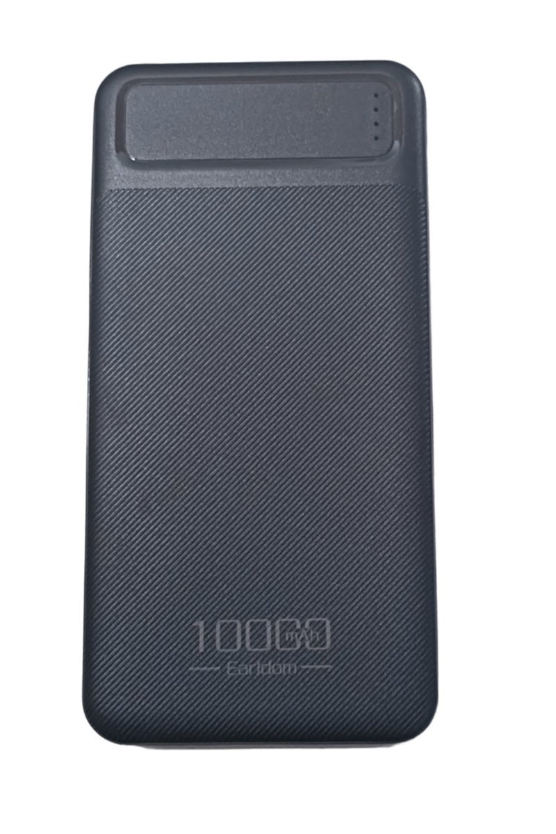 Earldom PB56 Portable Power Bank, Fast Charging, 10000mAh, with USB Type-A and USB Type-C Ports, Micro, LED Digital Display (Model PB56) - Image 1