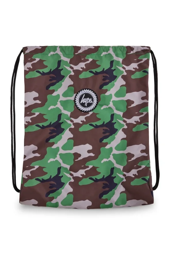 هايب Drawstring Bag Camo Crest