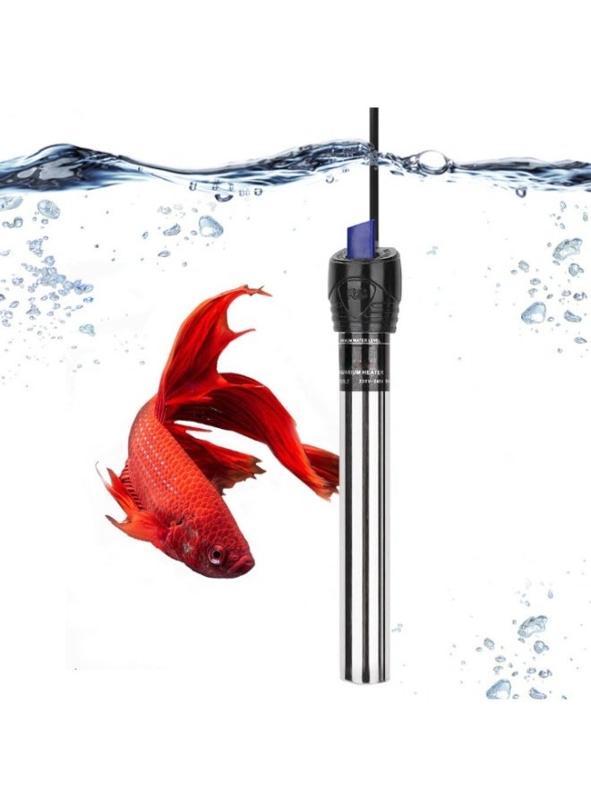 RS Electrical RS399 - 100W Steel Heating Stick Immersion Aquarium Heater With FREE Short Glass Thermometer - Image 2