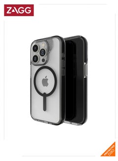 ZAGG Apple iPhone 15 Pro Case , ZAGG Cass - Santa Cruz Snap Series Magsafe Case - Black  - Image 1