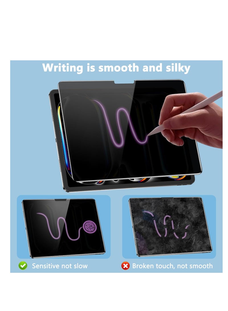 1Pack Privacy Screen Protector Compatible with iPad Pro 11 inch M4 Chip 2024, Removable  Reusable iPro 11 inch Screen Protector, Anti-Peeping / Anti-Glare/ Blue Ray Reduction - Image 5