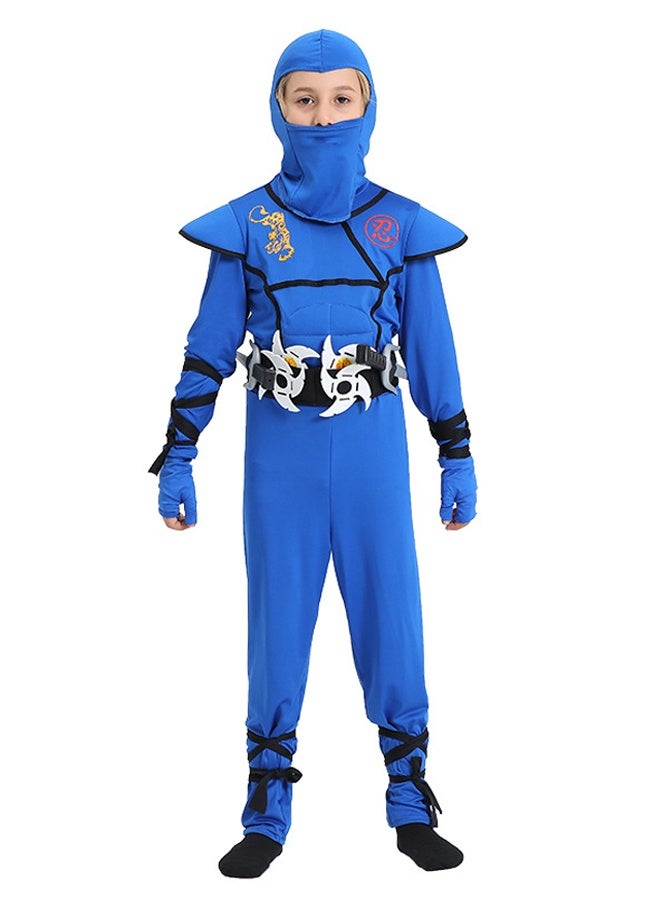Kids Ninja Costumes Set Halloween Ninja Cosplay Costume with Luxury Ninjas Accessories Toys for Boys Halloween Cosplay, Stage Performances & Anime-Themed Events M - Image 1