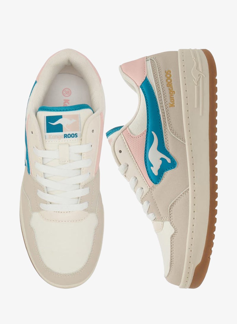 kangaROOS Women's Panelled Sports Shoes with Lace-Up Closure - Image 2