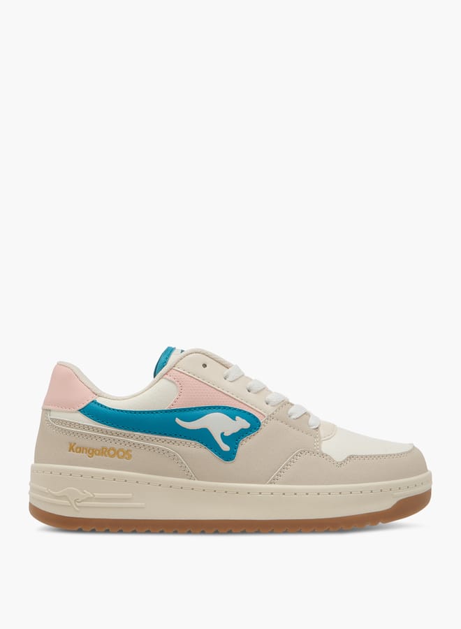 kangaROOS Women's Panelled Sports Shoes with Lace-Up Closure - Image 3