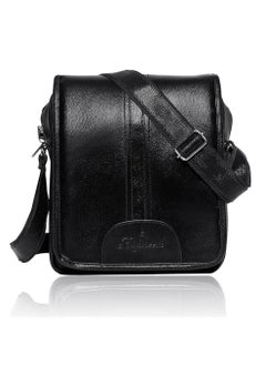 Bagneeds Crossbody Synthetic Leather Unisex Sling Bag for Multi-Purpose use | Black |  - Image 1