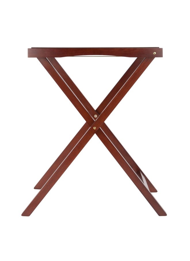 Winsome 94422 Folding Butler Tray Table Antique Walnut
