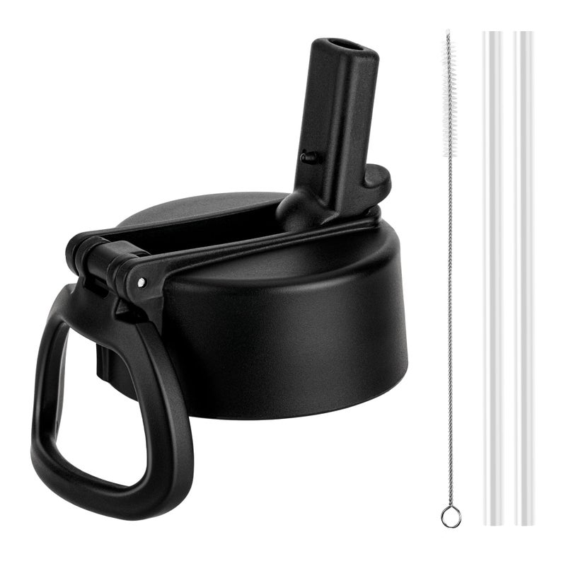 Prurex Straw Lid for Thermoflask, Takeya, Simple Modern, IRON Â°FLASK Wide Mouth Bottles (12-64oz),Leakproof Replacement Lid Compatible Hydro Flask,BPA-Free Straw Cap (2.28" Mouth) - Image 1