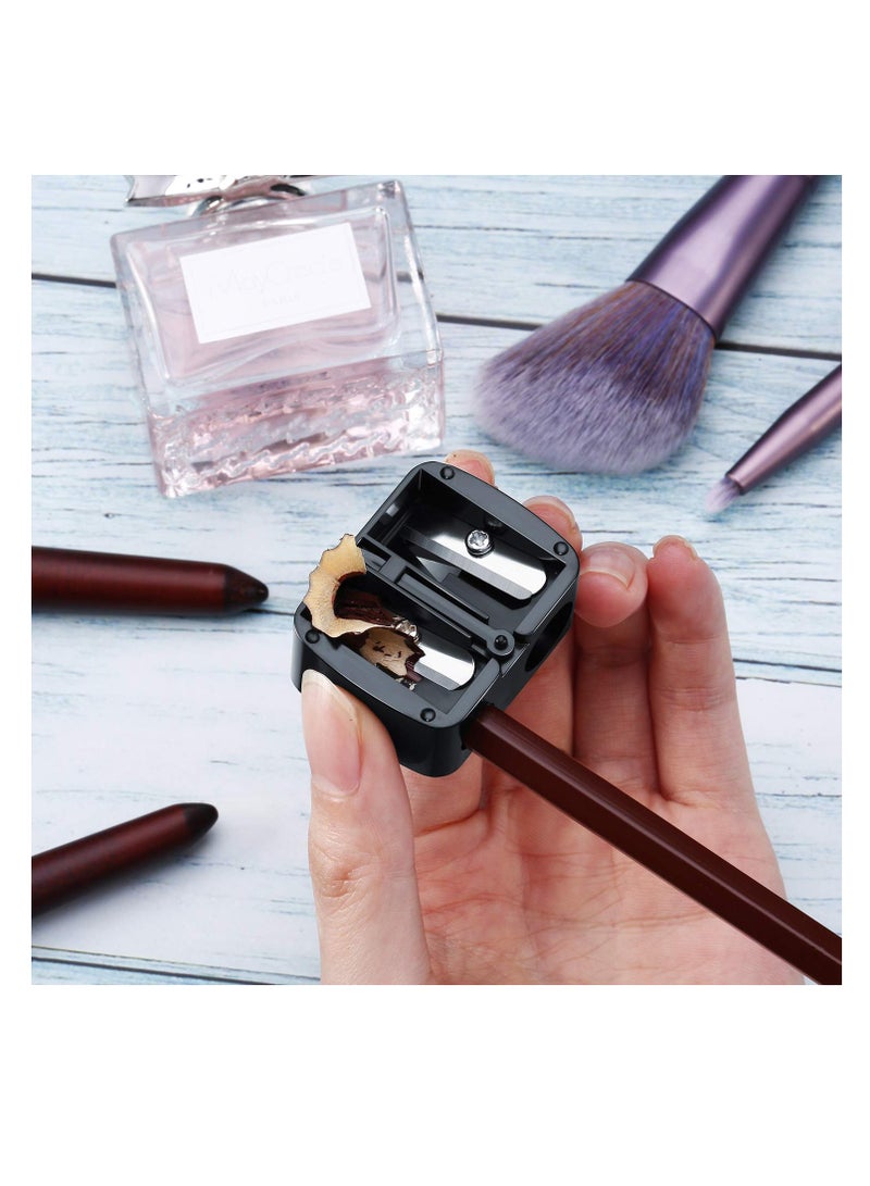 5 Pack Cosmetic Pencil Sharpener Dual Sharpener Eye Makeup Pencil Sharpene - Image 3