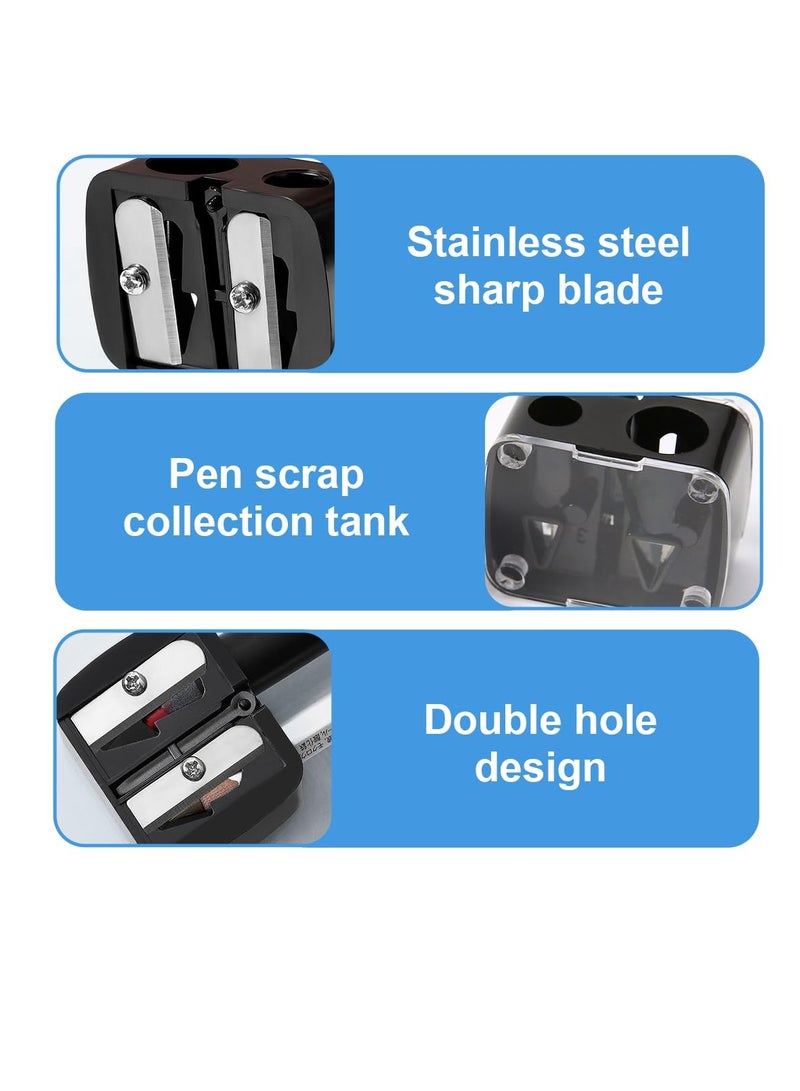 5 Pack Cosmetic Pencil Sharpener Dual Sharpener Eye Makeup Pencil Sharpene - Image 5