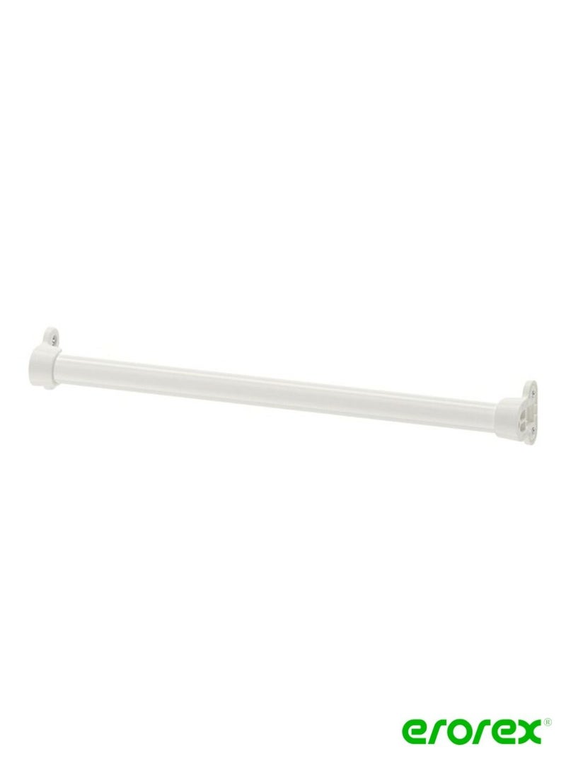 erorex Clothes rail white 50 cm - Image 1