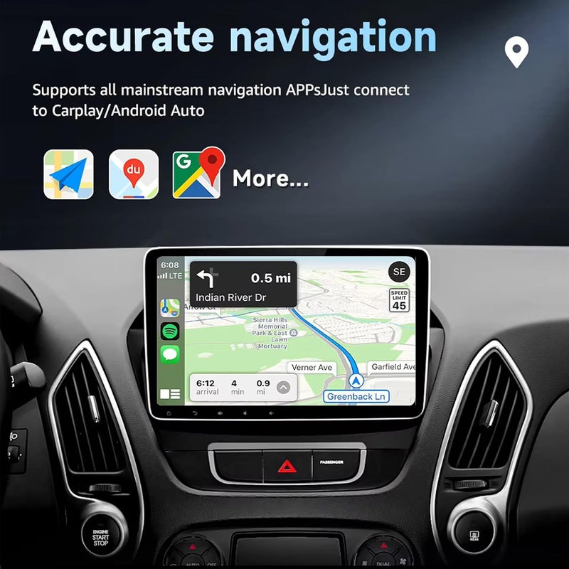 إبدا بضائع 2025 نسخة مطورة محول CarPlay اللاسلكي وAndroid Auto 2 في 1، دونجل توصيل وتشغيل يحول السلكي إلى لاسلكي، اتصال تلقائي سريع، بدون تأخير، متوافق مع هواتف iPhone وAndroid - Image 4