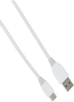 Tronsmart Tronsmart double braided nylon type-c cable 3ft. - white, USB 